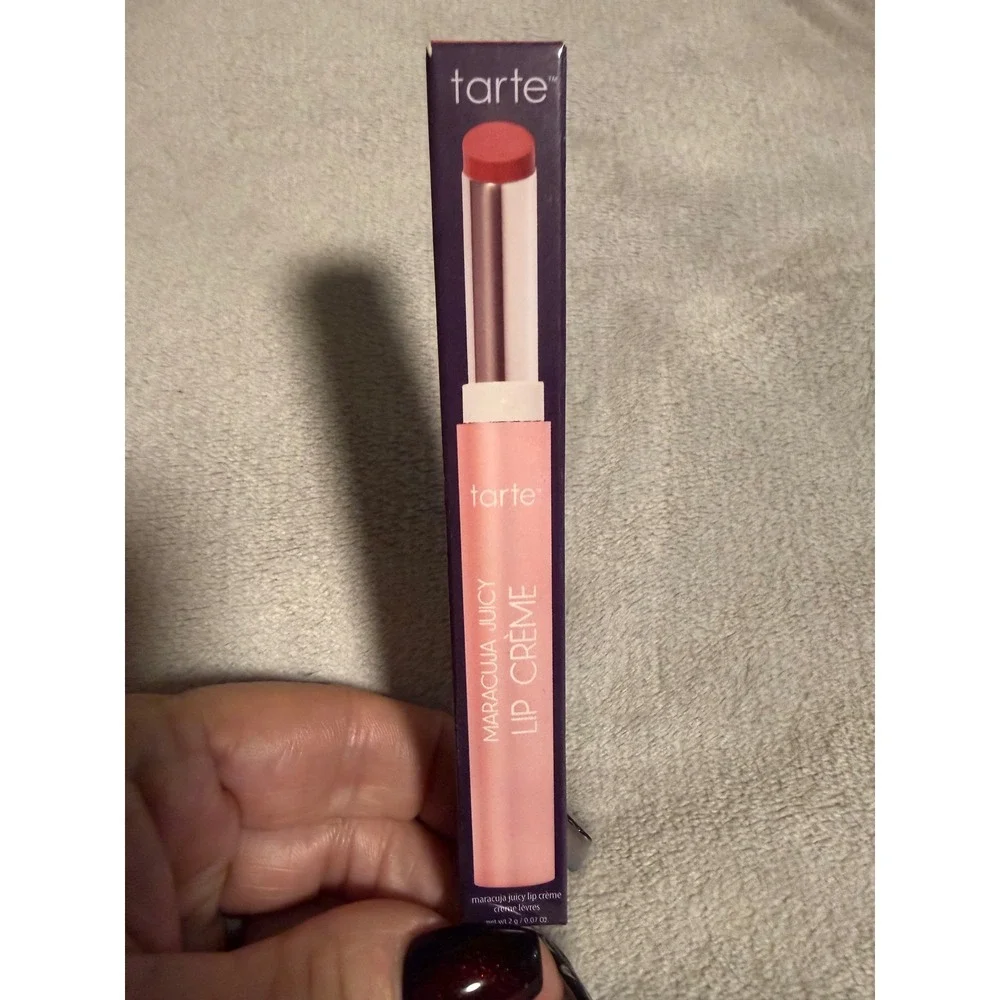 Tarte Maracuja Juicy‎ Lip Crème Deep Pink Hydrating Lipstick NIB